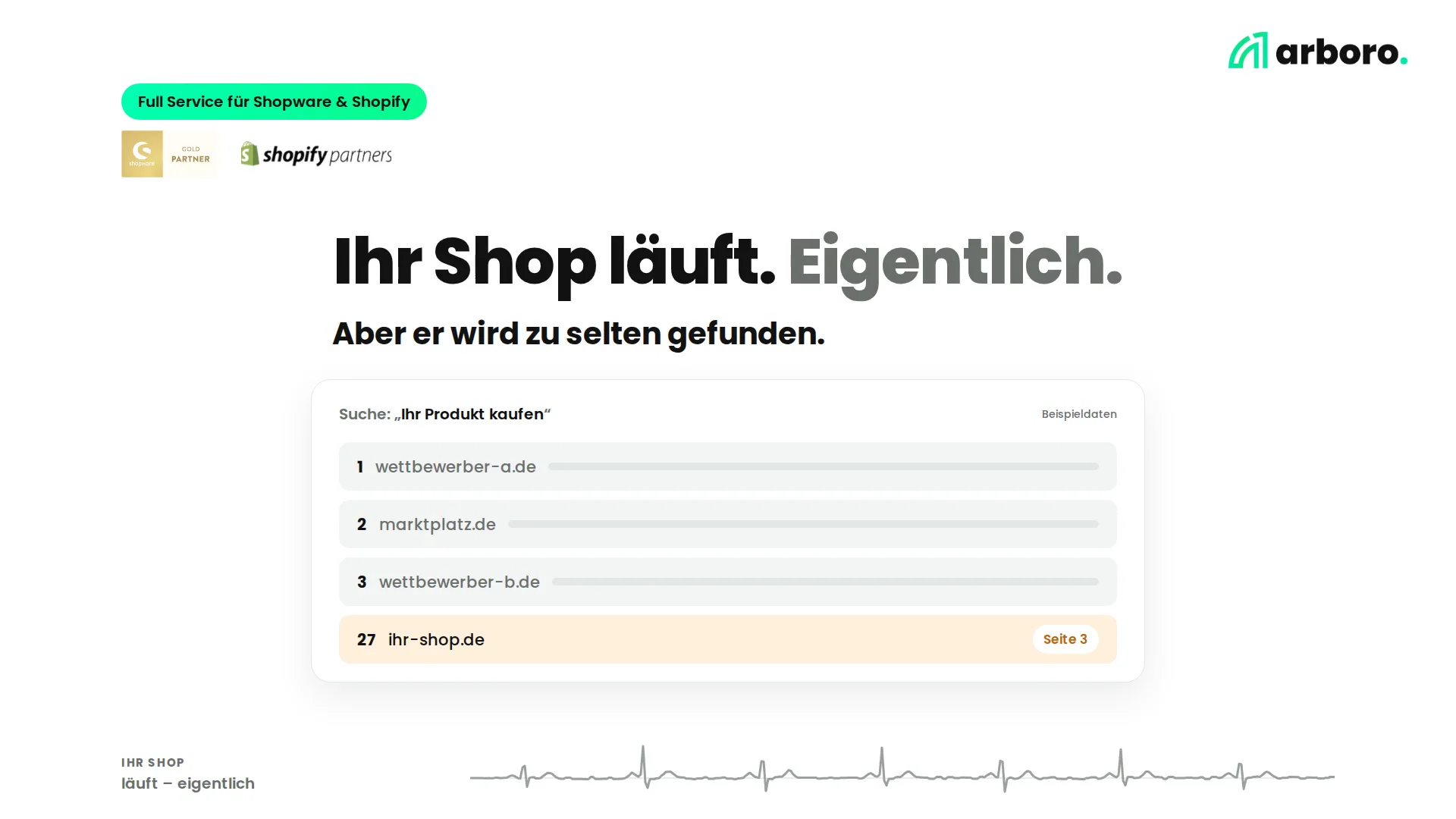 arboro – Ihre Shopware- & Shopify-Agentur für Technik, SEO/GEO und Google Ads